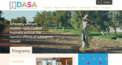 Desktop Screenshot of dasa.org.au