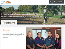 Tablet Screenshot of dasa.org.au