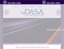 Tablet Screenshot of dasa.net.au